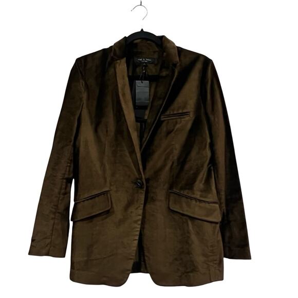 NWT NEW Rag & Bone Margot Velvet Blazer - Picture 3 of 10